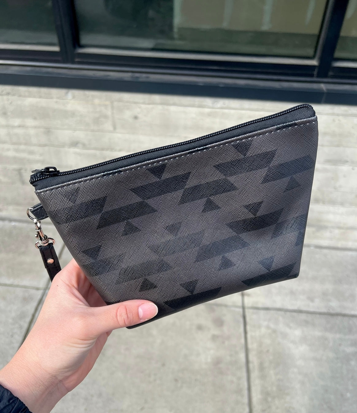 Black Basket Design Bag