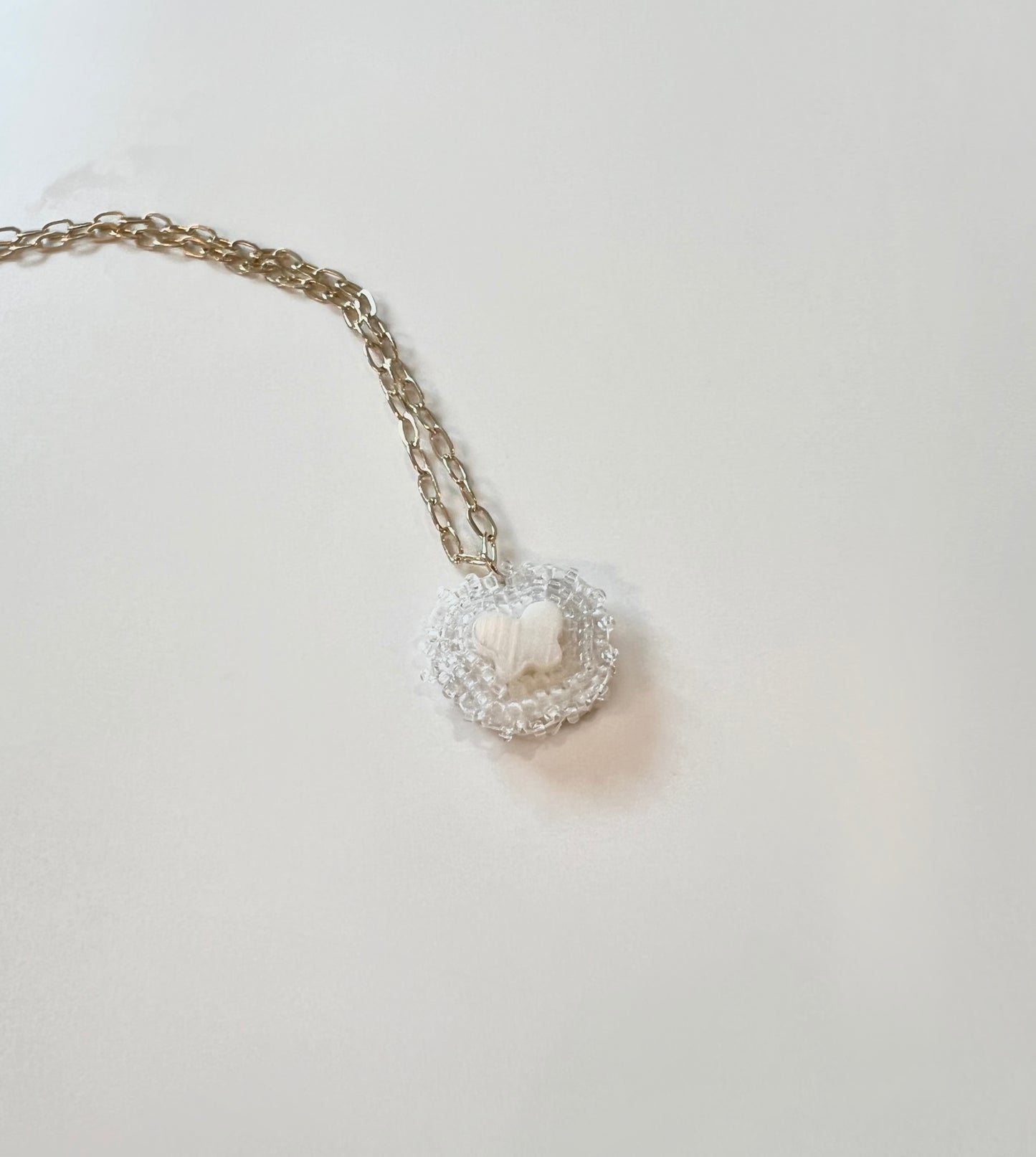 Beaded Butterfly Necklace