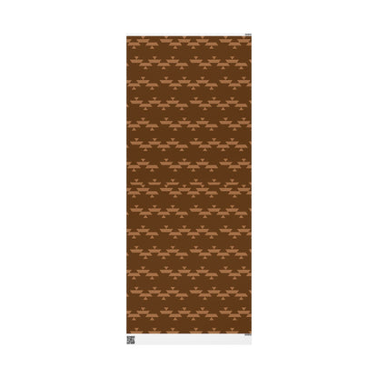 Brown basket wrapping paper