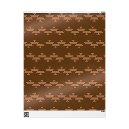 Brown basket wrapping paper