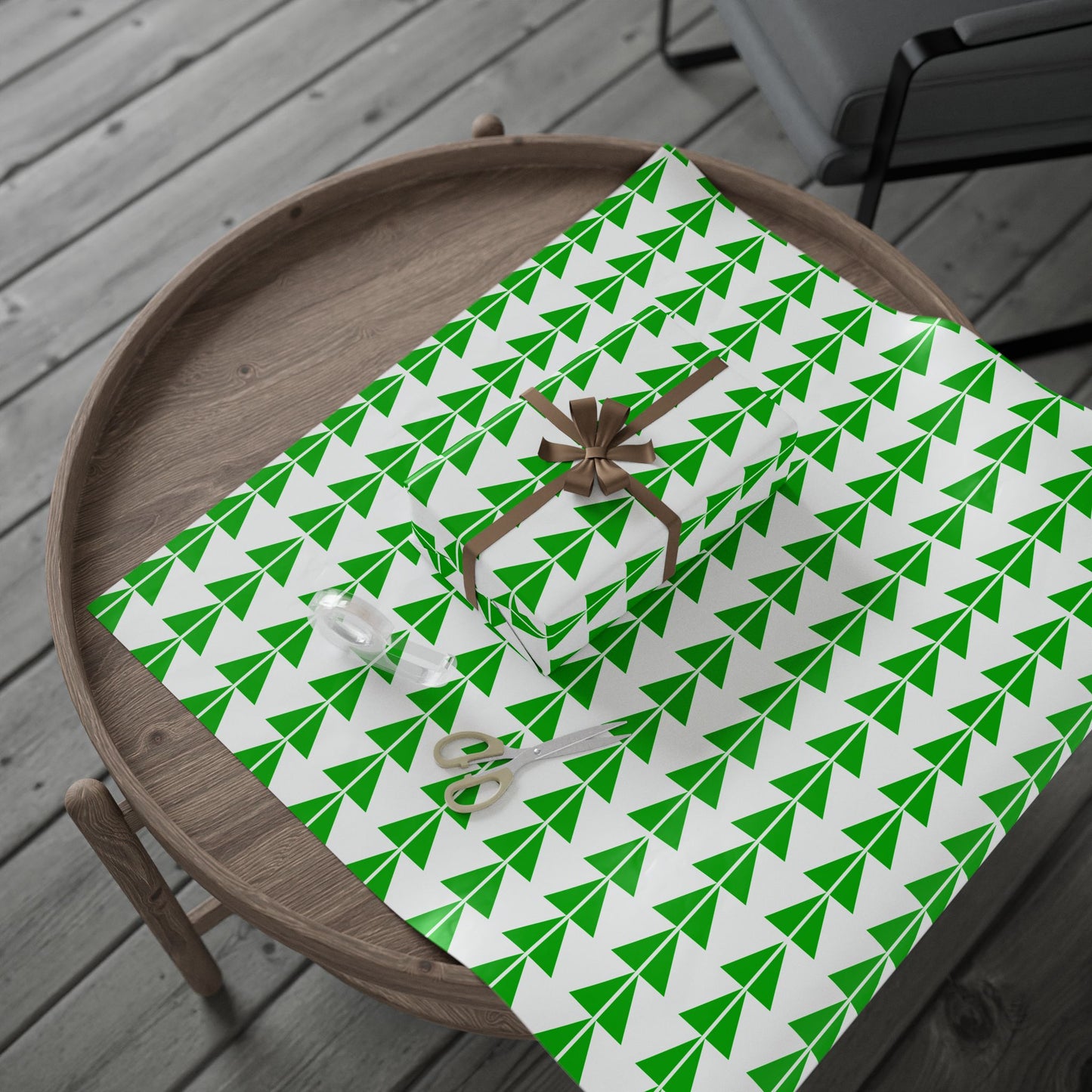 Green Sturgeon Wrapping Paper