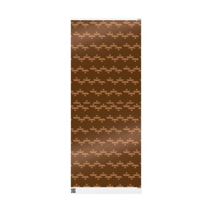 Brown basket wrapping paper