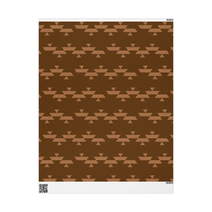 Brown basket wrapping paper