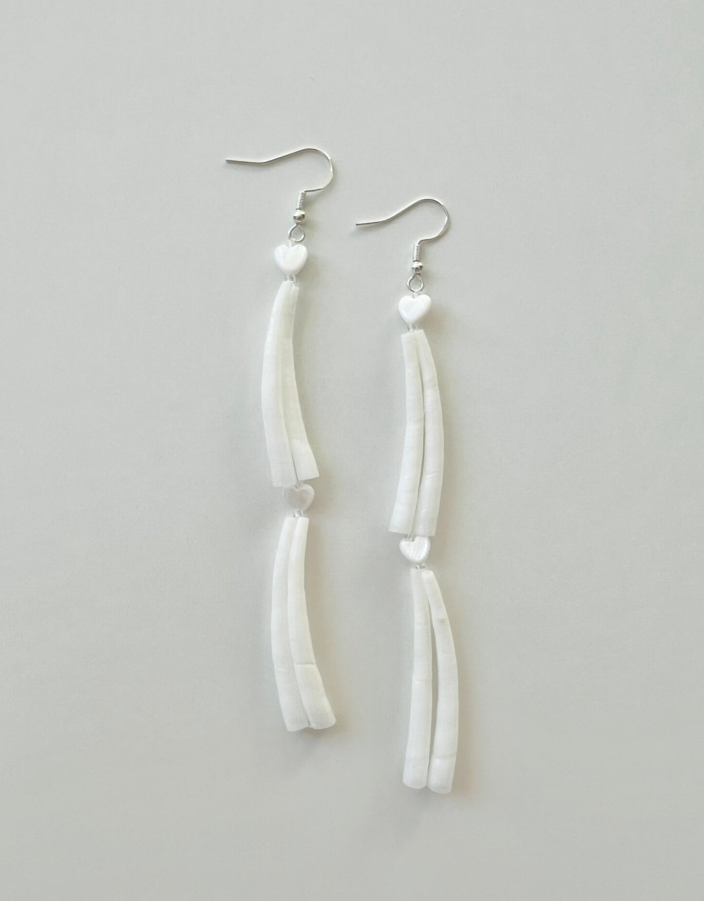 Double Dentalium Earrings