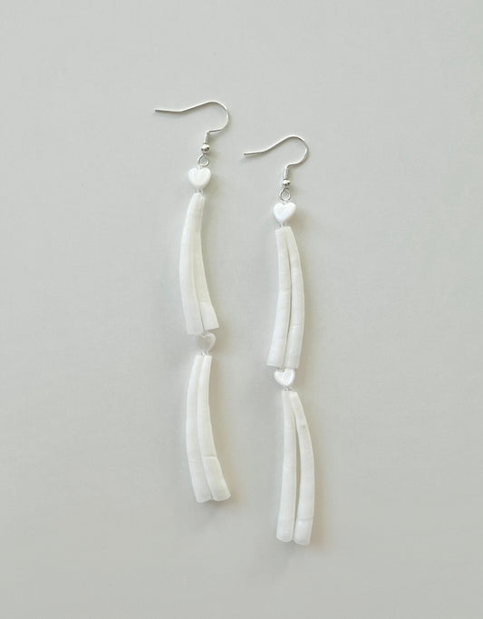 Double Dentalium Earrings