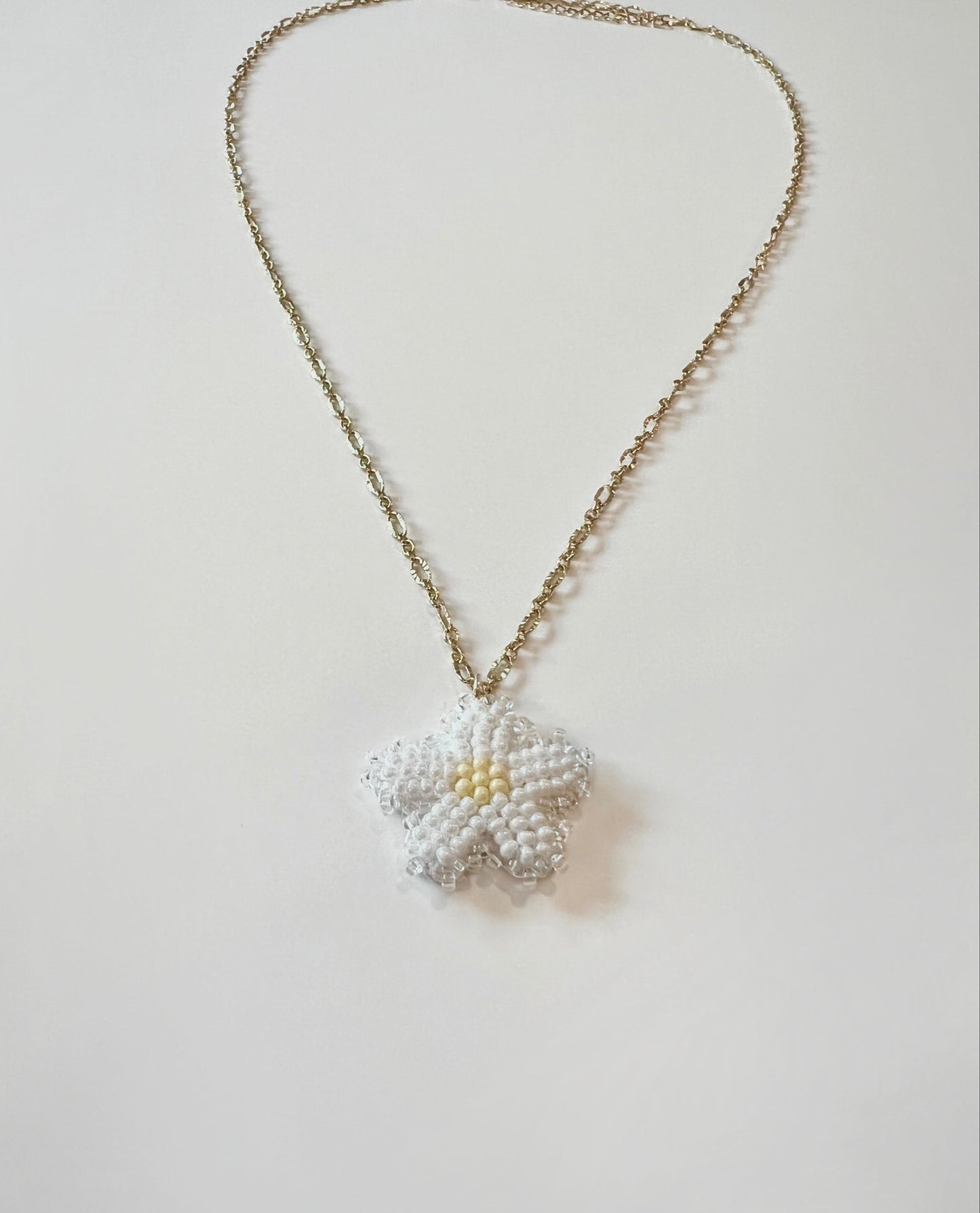 Beaded Flower Necklace