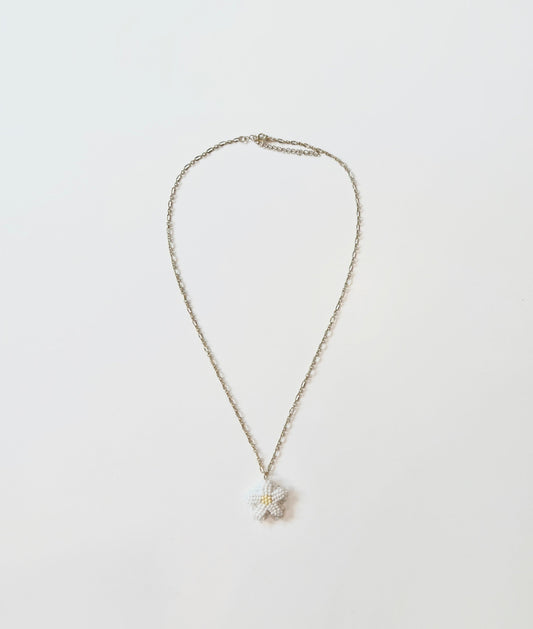 Beaded Flower Necklace