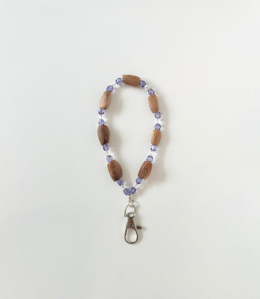 Purple Pine Nut Keychain