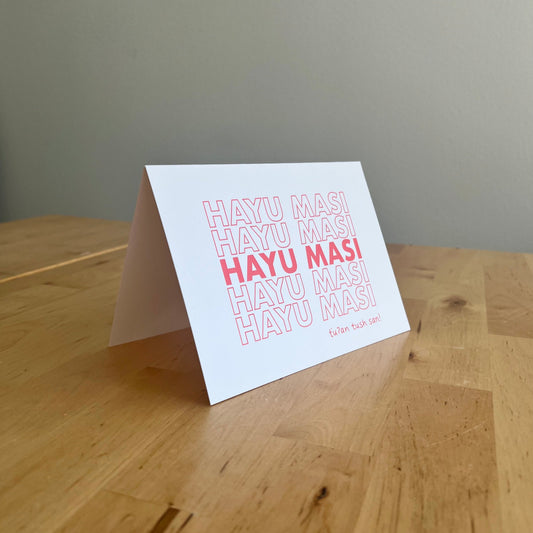 Hayu Masi Card